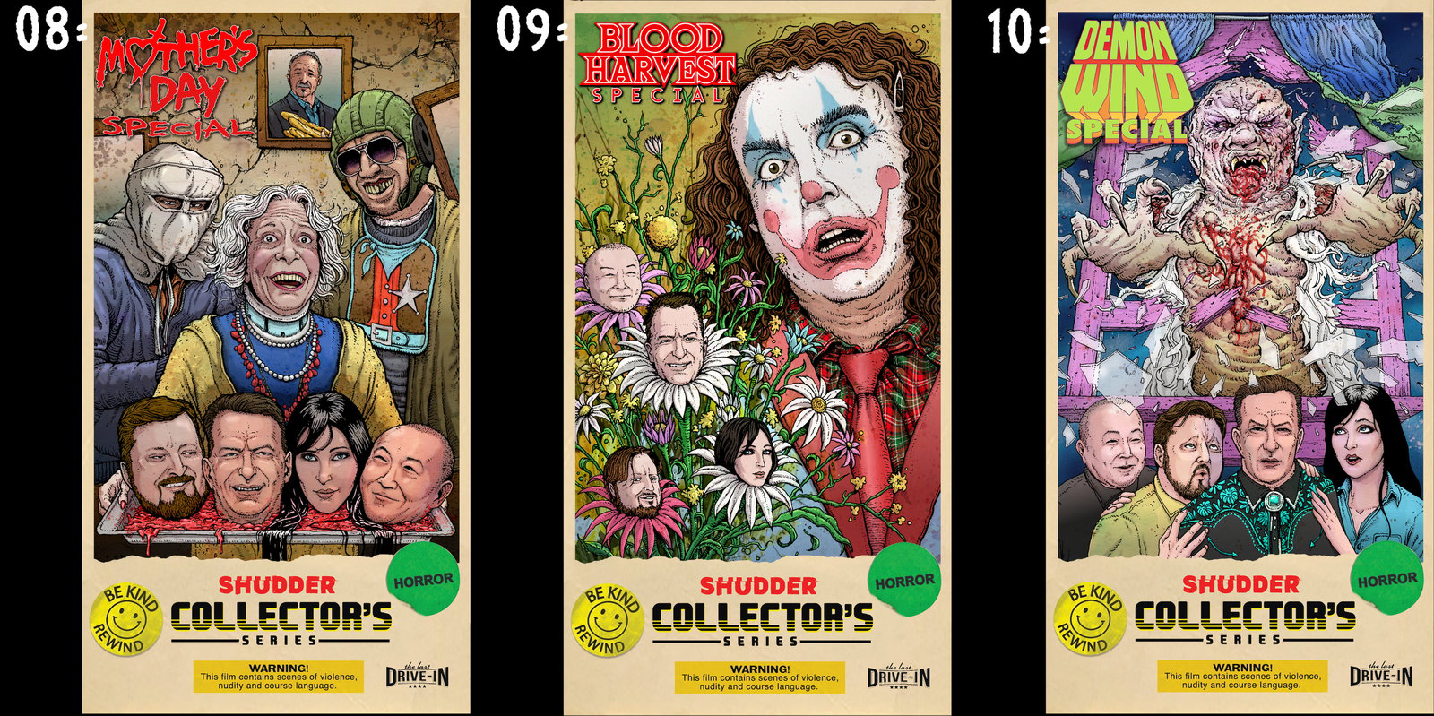 The Last Drive-In Collector's VHS Tapes | Drawing A Blank